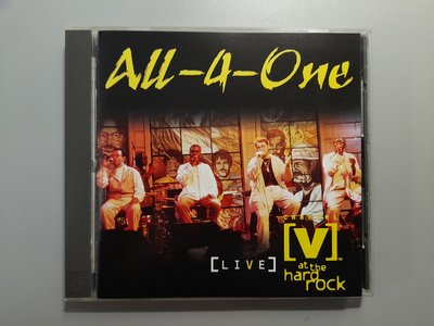 CD/BB61/英文/ALL-4-ONE 合而為一/At the hard rock live/非錄音帶卡帶非黑膠