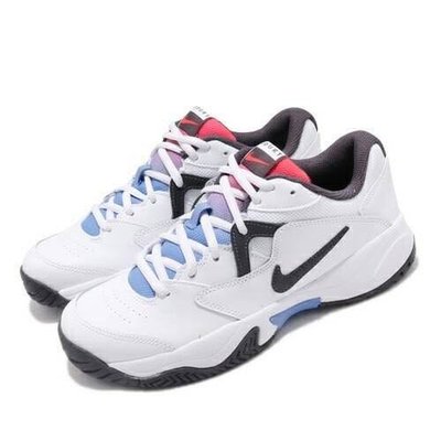 NIKE 女款 網球鞋 運動鞋 白藍 AR8838-103 us6，6.5，7，8。$2200