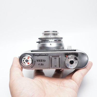 德國福倫達VITO CD估焦旁軸相機lanthar50/2.8功能正常拍照全機械