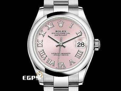 【永生流當品】2024新卡 ROLEX 勞力士 278240 蠔式三節錶帶 不鏽鋼 粉紅色錶面盤 GRO3713