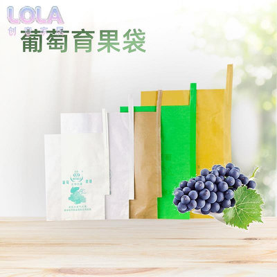 葡萄專用育果袋陽光玫瑰葡萄防水防蟲水果紙套袋包果袋透氣保護袋-LOLA創意家居