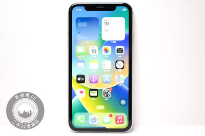 【台南橙市3C】Apple iPhone XR 64G 白色 6.1吋  二手手機 #91032