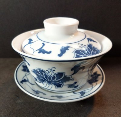 早期 大同 中華花 青花 三件式茶碗組 單價