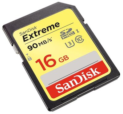 【中壢-水世界】SanDisk Extreme SDHC 16G【U3 讀90MB 寫40MB】公司貨 記憶卡