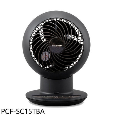 《可議價》IRIS【PCF-SC15TBA】遙控空氣循環扇9坪木紋沙黑PCF-SC15T電風扇(7-11商品卡100元)