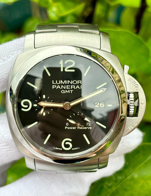 Panerai 沛納海 Pam00347 Luminor 1950 自動腕錶 黑色面盤 錶徑44mm 自動上鍊 2014/MAY