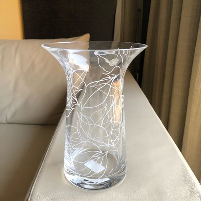 [熊熊之家2]保證全新正品 丹麥 Rosendahl 花紋 透明 花器 花瓶