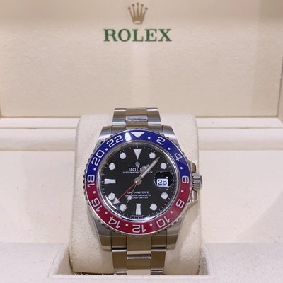 現貨二手【稑閩精品 LUMI】Rolex 勞力士GMT-MASTER II 116719BLRO 格林威治 代購各款名錶