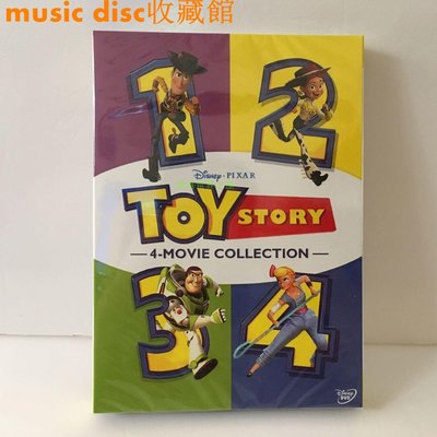 玩具總動員四部曲Toy Story反斗奇兵1-4合集6碟片電影DVD碟片
