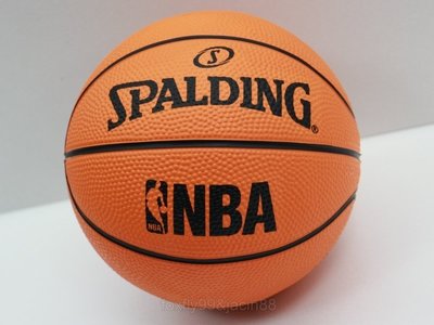 (缺貨勿下)SPALDING 斯伯丁 NBA 迷你小籃球 NO.1(專業橘)另賣 NIKE MOLTEN 打氣筒 籃球袋