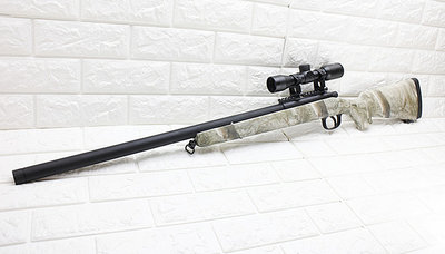 [01] BELL VSR 10 狙擊槍 手拉 空氣槍 狙擊鏡 樹葉 (倍鏡瞄準鏡MARUI BB槍BB彈玩具槍長槍步槍