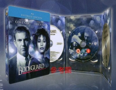【BD藍光】 終極保鑣：BD+DVD+CD三碟限量鐵盒版The Bodyguard(台灣繁中字幕)