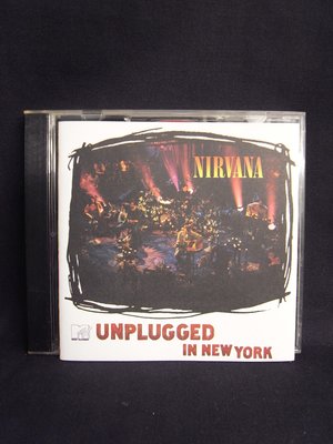 ＊阿威的音樂盒【絕版美版Nirvana Unplugged in New York MTV 紐約不插電 超脫樂團】片況佳