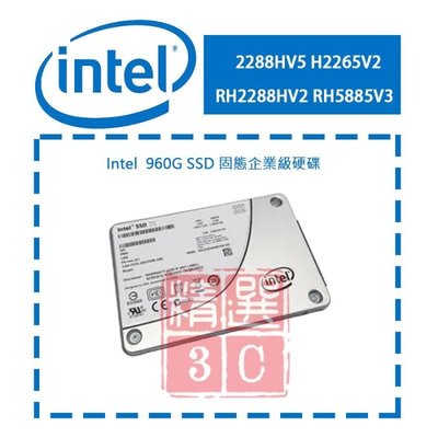 INTEL  960G SSD固態企業級硬碟-2288HV5 RH2265V2 RH2288HV2 RH5885V3