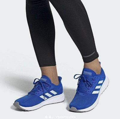 Adidas DURAMO 9 經典 時尚 舒適 輕便 透氣 藍白 百搭 休閒 運動【ADIDAS x NIKE】