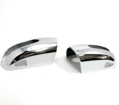 圓夢工廠 Benz 賓士 W211 E300 E320 E350 E400 02~05 改裝 鍍鉻銀 後視鏡蓋 後照鏡蓋