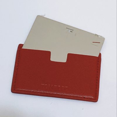 全新TOM FORD 名片夾 信用卡夾 正紅色 高質感 時尚流行