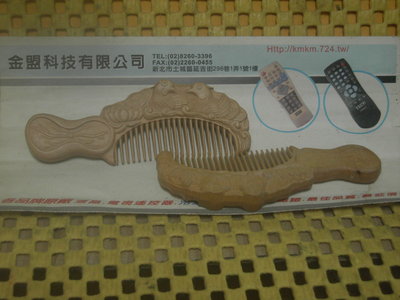 黃楊木 雕刻飾品鴛鴦戲水 梳子雕刻