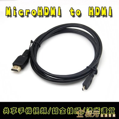 HDMI線1m長 HDMI線材1.4版 type D to type A【松元生活百貨】【DS191】
