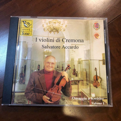 [二手CD]1994阿卡多Accardo I Violini di Cremona  Omaggio a Kreisler Volume I克萊斯勒致敬克雷莫納