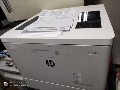 愛寶買賣 保固7日 二手 HP M553DN 彩色雙面雷射印表機 彩色快沒碳粉 非M577F HP 508A