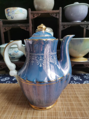 日本回流出口老深川咖啡壺紅茶壺茶壺全新非全品，壺蓋有一丟丟脫