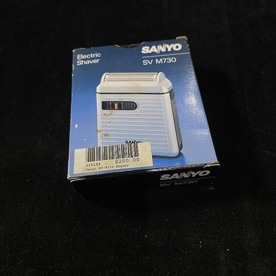早期 全新 Sanyo M730 電動刮鬍刀 電池式 / lo