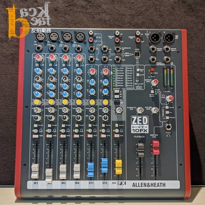【反拍樂器】Allen &amp; Heath ZED60-10FX mixer 類比 混音機 混音器 公司貨