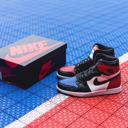 三位一體！藍紅鴛鴦！NIKE AIR JORDAN 1 RETRO HIGH OG TOP3 555088-026