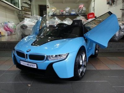 【宗剛 零售/批發】寶馬BMW i8(藍) 兒童電動跑車/49CC汽油/電動車/滑板車/模型/小機車/重機