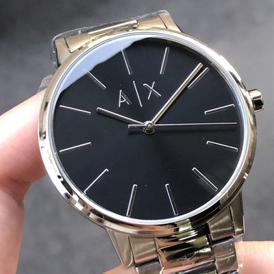現貨 可自取 ARMANI EXCHANGE AX AX2700 亞曼尼 手錶 42mm 黑面盤 鋼錶帶 男錶女錶