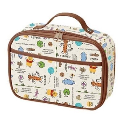 【簡單旅行屋 JP】現貨 日本 Disney 迪士尼 小熊維尼 繪畫風 多功能 尿布包 收納包 萬用包 手提包