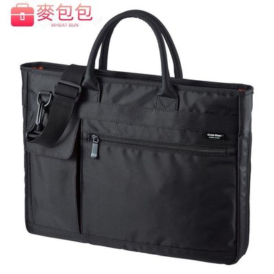 日本SANWA 14/15.6英寸尼龍商務休閒包 平板筆電包單肩手提-麥包包