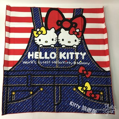 [Kitty 旅遊趣] Hello Kitty 餐巾 方形餐墊 凱蒂貓 雙緞帶 方型餐巾 家飾布