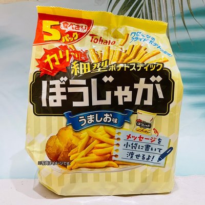日本 Tohato東鳩 5袋入 細型 薯條 洋芋條 薄鹽 85g