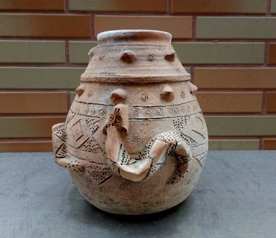 原住民風格[陶甕]    裝茶   花器    擺飾