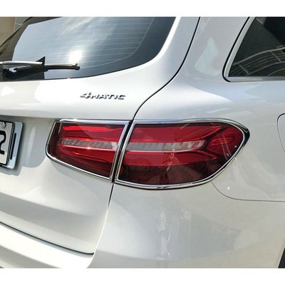 【JR佳睿精品】15-18 Benz GLC300 GLC350 GLC43 GLC63 鍍鉻後燈飾條 改裝配件 貼紙