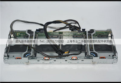 電腦零件DELL戴爾 R730XD 內置3.5寸4盤位硬盤擴展背板帶線 7TGT4 4FHR4筆電配件