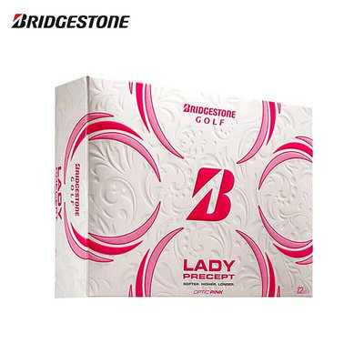 眾信優品 Bridgestone普利司通高爾夫球女士兩層球（粉色）LADYPINK 粉紅色 GF3309
