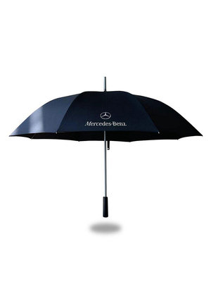 【亞軒精選】德國Benz賓士 雨傘原裝大傘原廠高檔長柄禮盒4s車載專用防曬超大晴雨