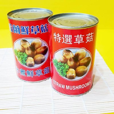 香蘭鮮草菇 水煮草菇 草菇罐頭 【整箱】出售 (425G × 24罐)