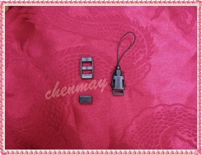 特價塑鋼扣具(黑色1cm機器人造型手機插扣/pp繩+1cm日型環 +束帶圈 )10組一包/手作配件