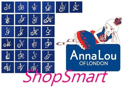 Anna Lou OF LONDON 倫敦品牌 ABC項鍊 玫瑰金個性字母項鍊 925純銀鑲14k玫瑰金