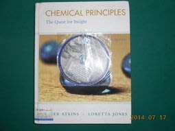 《CHEMICAL PRINCIPLES The Quest for Insight》八成新 Fourth Editio
