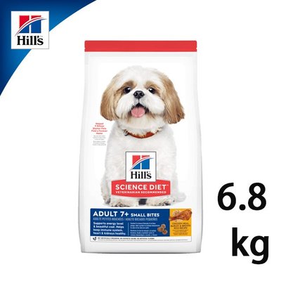 SNOW的家【訂購】希爾思Hills 高齡犬成犬 7歲以上 活力長壽 雞肉+大麥 小顆粒 6.8kg (80211204