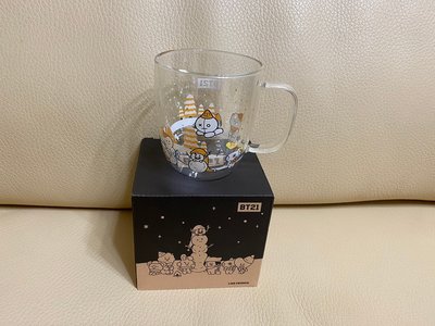 限量 Family Mart 全家 超商 最新 SNOW 雙層玻璃馬克杯 400ML 咖啡杯 下午茶杯