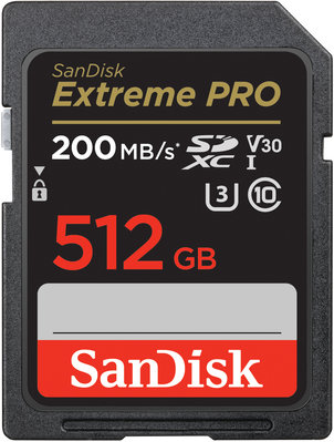 SanDisk Extreme PRO 512GB SDXC UHS-I/U3/V30 影像儲存記憶卡【風和資訊】