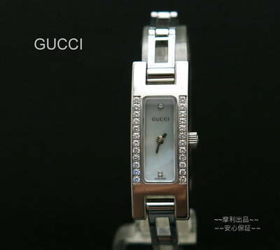 【摩利精品】GUCCI 3900L鑽石女錶 *真品* 低價特賣