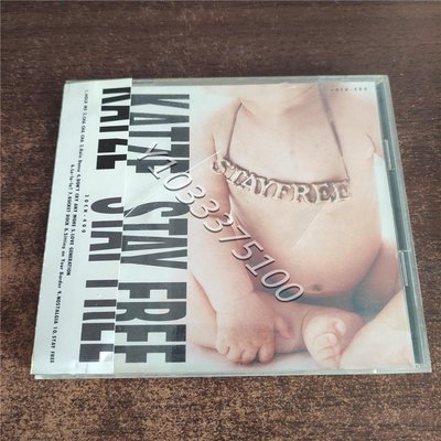 日版拆封 搖滾樂 無碼  Katze STAY FREE 唱片 CD 歌曲【奇摩甄選】