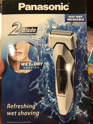 國際牌 Panasonic 水洗式 雙刀頭 電動刮鬍刀 ES-RW35